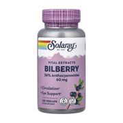 Solaray, Vital Extracts, Bilberry, 60 mg, 120 VegCaps