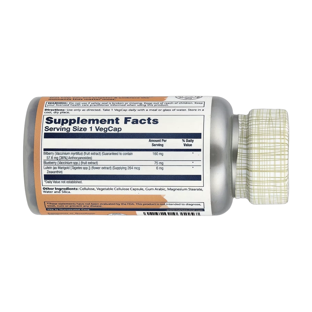 Solaray, Once Daily Bilberry & Lutein, 30 VegCaps
