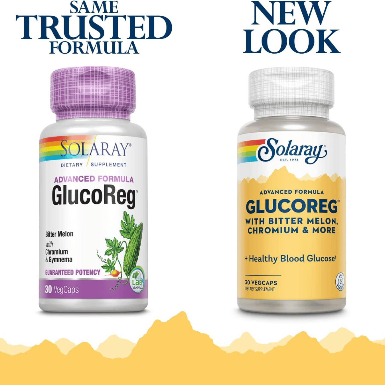 Solaray, Advanced Formula GlucoReg, 30 VegCaps