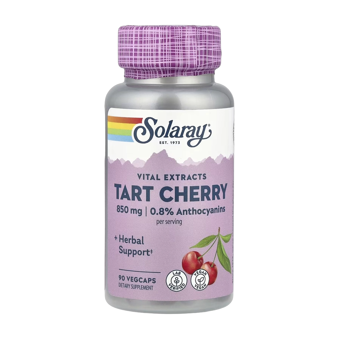 Solaray, Vital Extracts, Tart Cherry, 90 VegCaps (425 mg per Capsule)