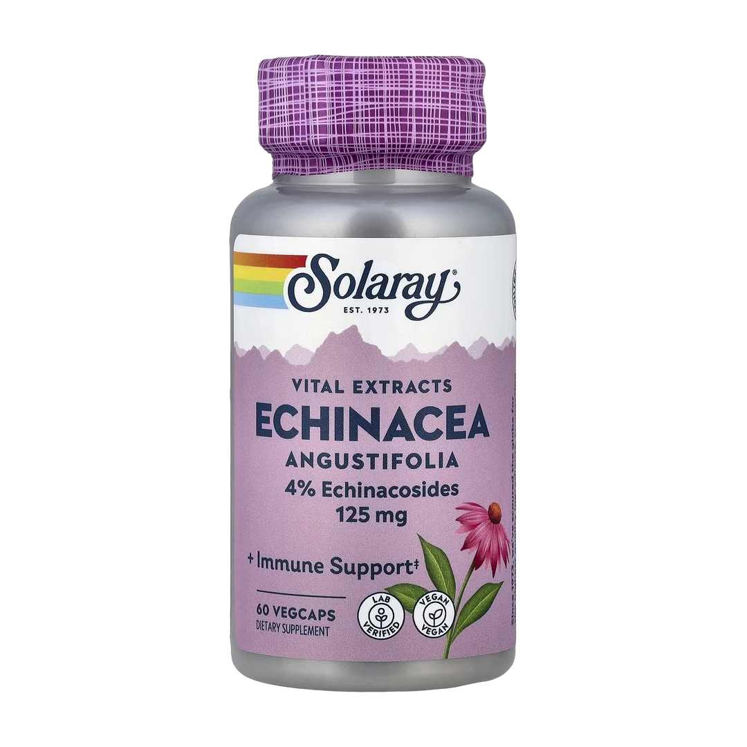Solaray, Vital Extracts, Echinacea Angustifolia, 60 VegCaps