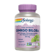 Solaray, Ginkgo Biloba Extract 60mg, 120 VegCaps