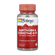 Solaray, Two Daily, Hawthorn & Coenzyme Q-10, 60 VegCaps