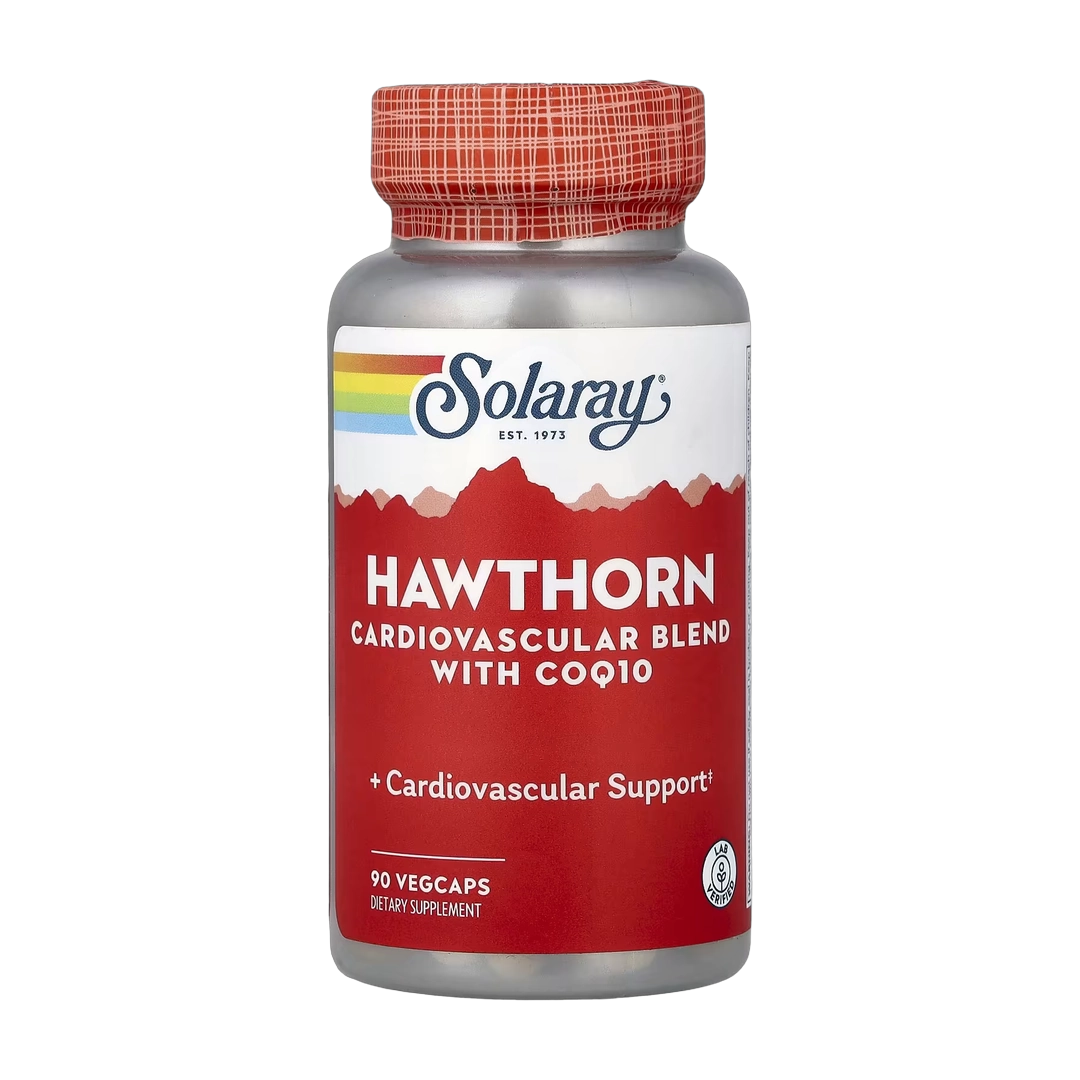 Solaray, Hawthorn, Cardiovascular Blend with COQ10, 90 VegCaps
