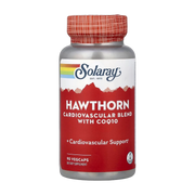 Solaray, Hawthorn, Cardiovascular Blend with COQ10, 90 VegCaps
