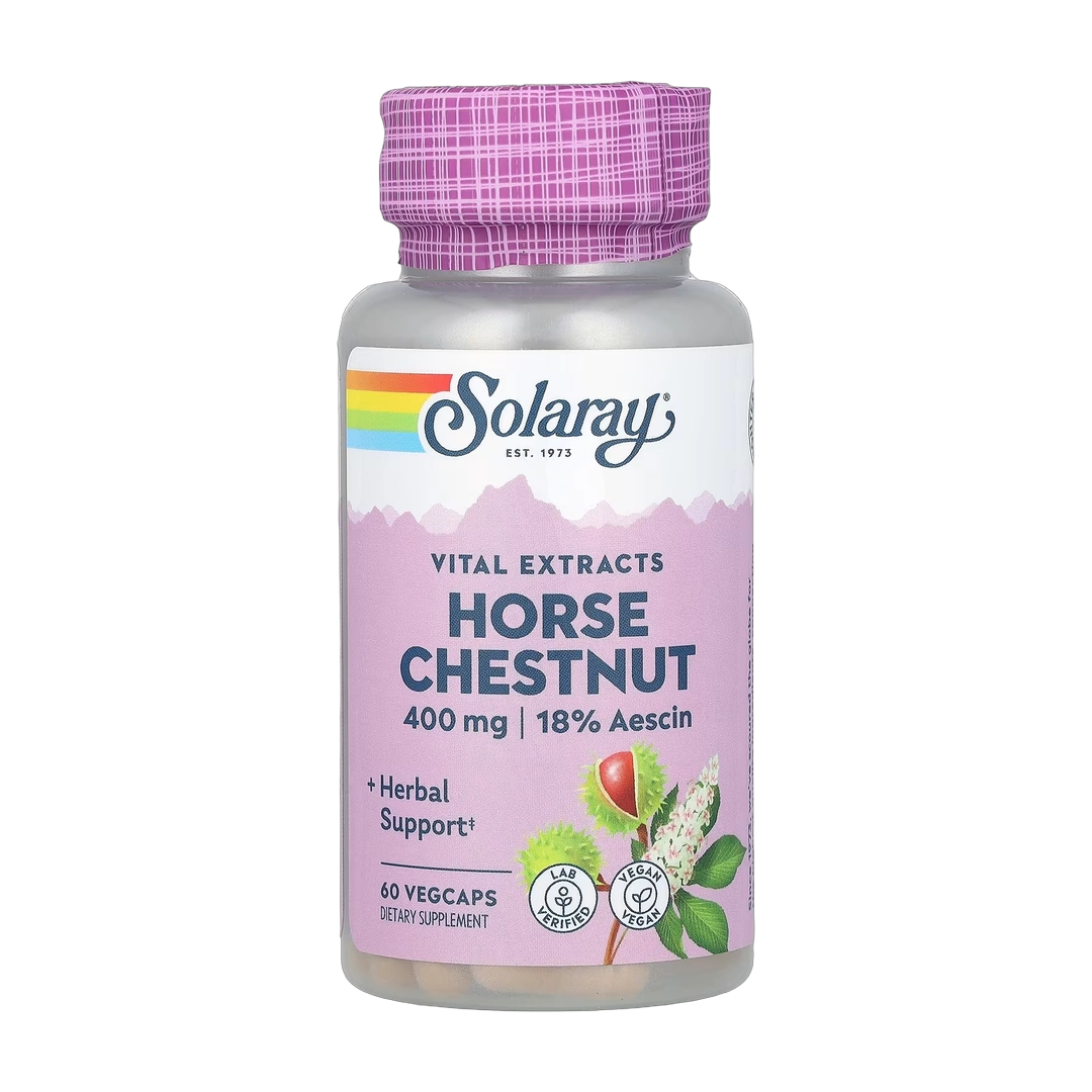 Solaray, Vital Extracts, Horse Chestnut, 400 mg, 60 VegCaps