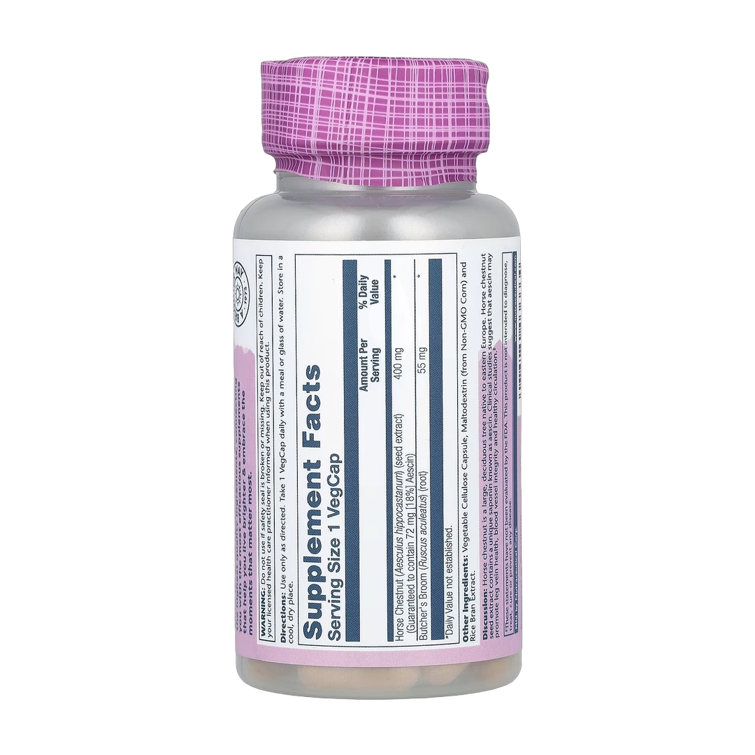 Solaray, Vital Extracts, Horse Chestnut, 400 mg, 60 VegCaps