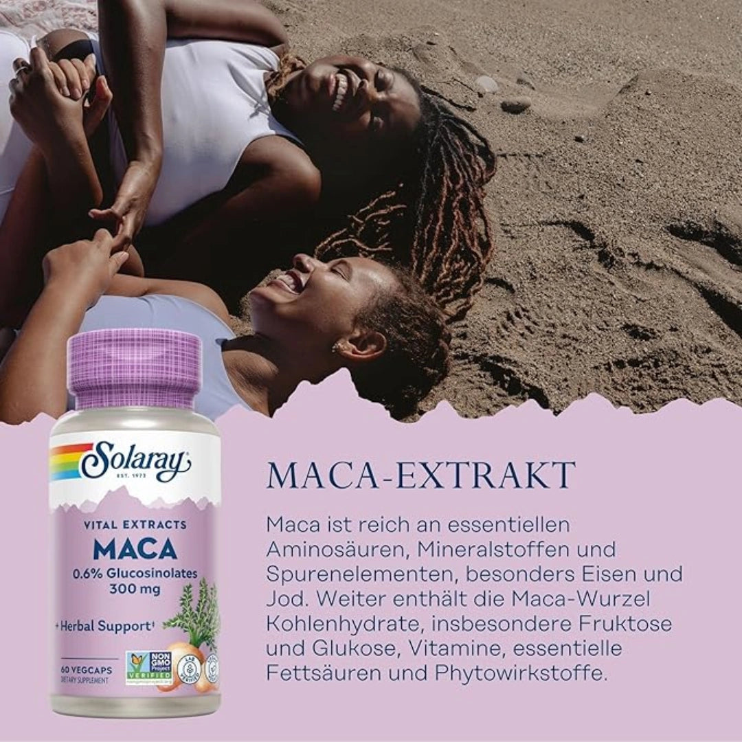 Solaray, Maca Extract, 300mg, 60 Count
