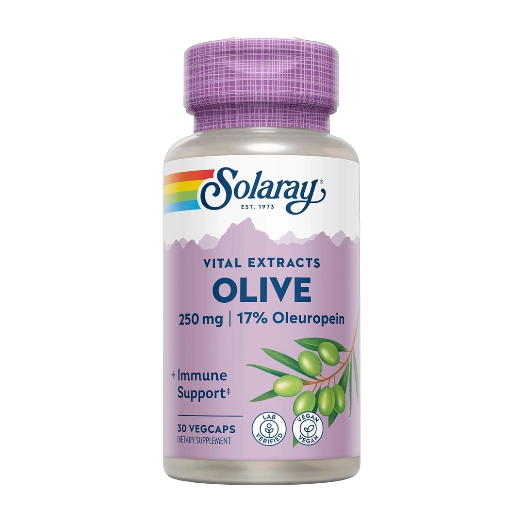 Solaray, Olive Leaf, 250 mg, 30 Caps