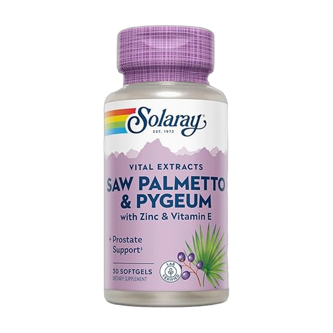 Solaray, Saw Palmetto and Pygeum, 30 Softgels