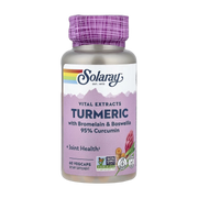 Solaray, Vital Extracts, Turmeric with Bromelain & Boswellia, 60 VegCaps