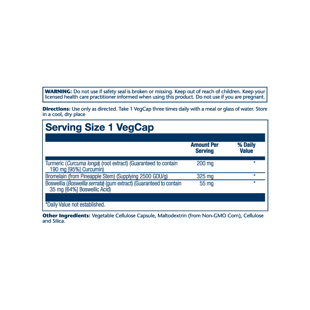Solaray, Vital Extracts, Turmeric with Bromelain & Boswellia, 60 VegCaps
