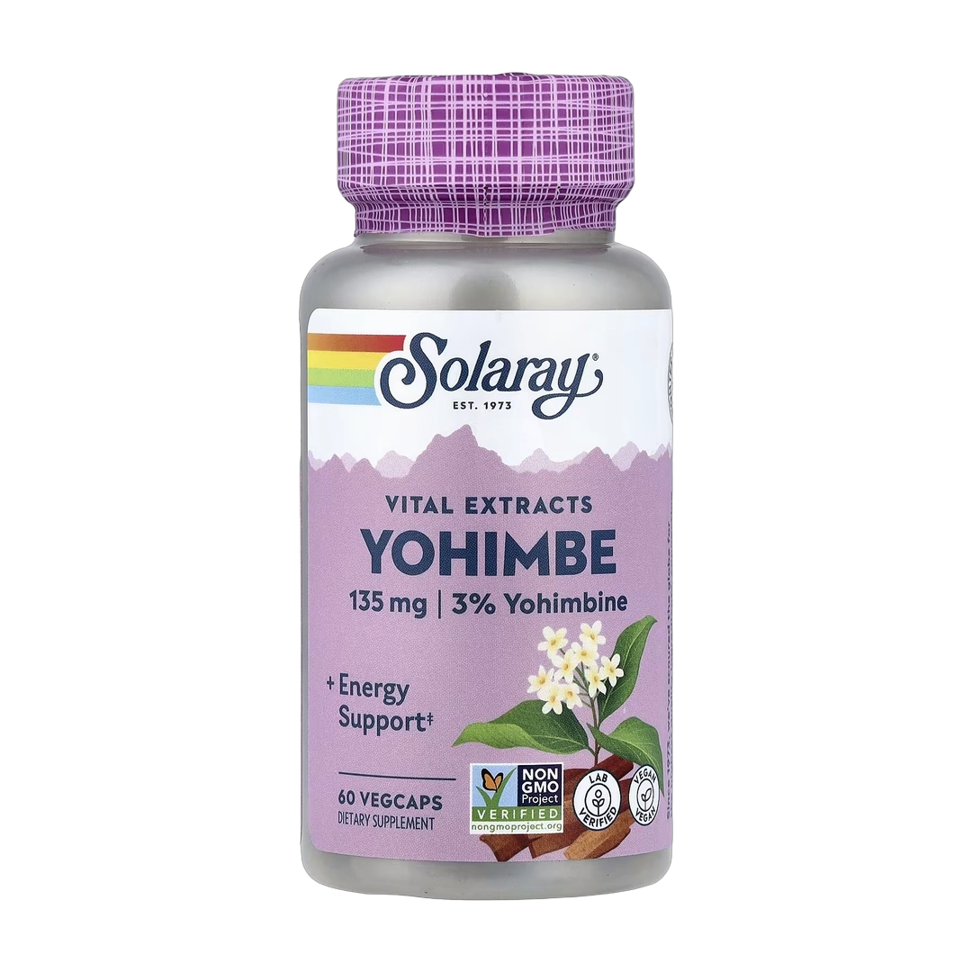 Solaray, Vital Extracts, Yohimbe, 135 mg, 60 Vegcaps