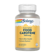 Solaray, Food Carotene, 7500 mcg, 200 Softgels