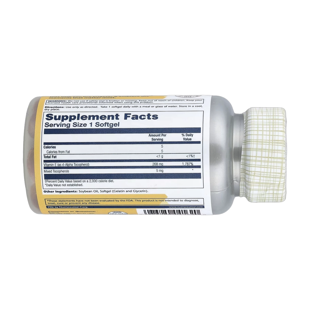 Solaray, Vitamin E, 50 Softgels