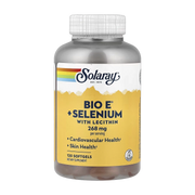 Solaray, Bio E® + Selenium with Lecithin, 120 Softgels
