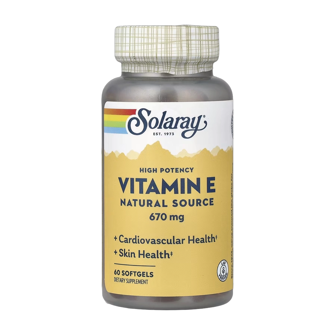 Solaray, Vitamin E, 670 mg, 60 Softgels