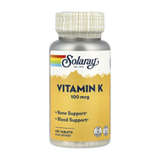Solaray, Vitamin K, 100 mcg, 100 Tablets