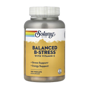 Solaray, Balanced B-Stress™ with Vitamin C, 100 VegCaps