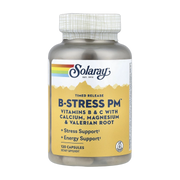 Solaray, Timed Release Vitamin B-Stress PM, 120 Capsules front packaging view