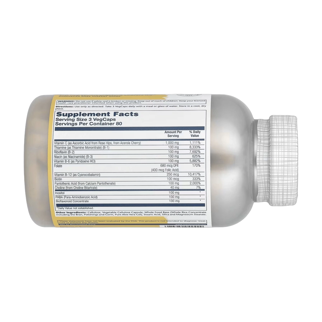 Solaray, Mega Vitamin B-Stress, Timed-Release, 240 VegCaps