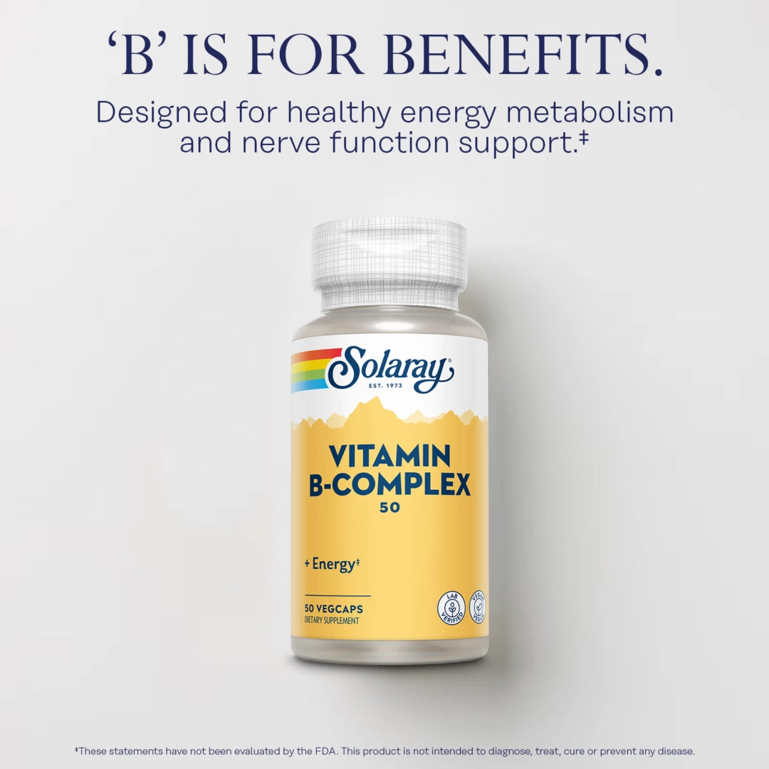 Solaray, Vitamin B-Complex, 50 VegCaps