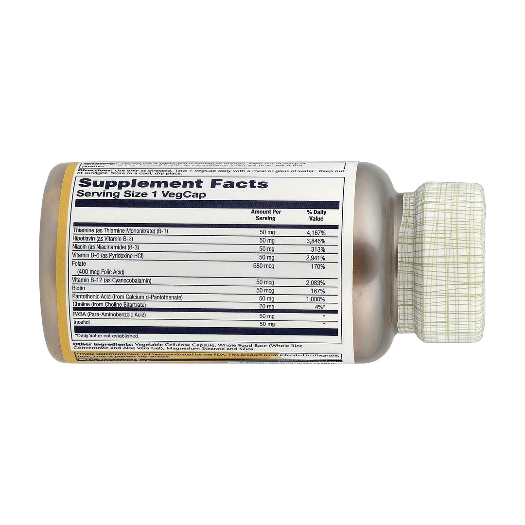 Solaray, Vitamin B-Complex 50 , 100 VegCaps