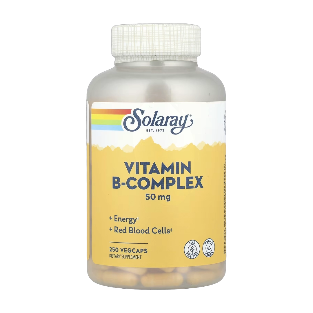 Solaray, Vitamin B-Complex, 50 mg, 250 VegCaps
