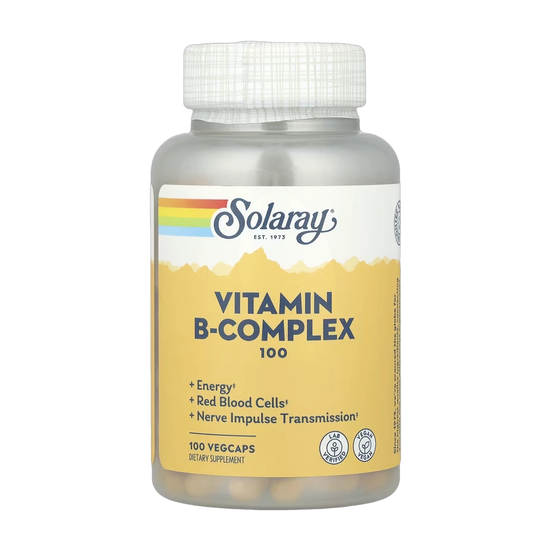 Solaray, Vitamin B-Complex 100, 100 VegCaps