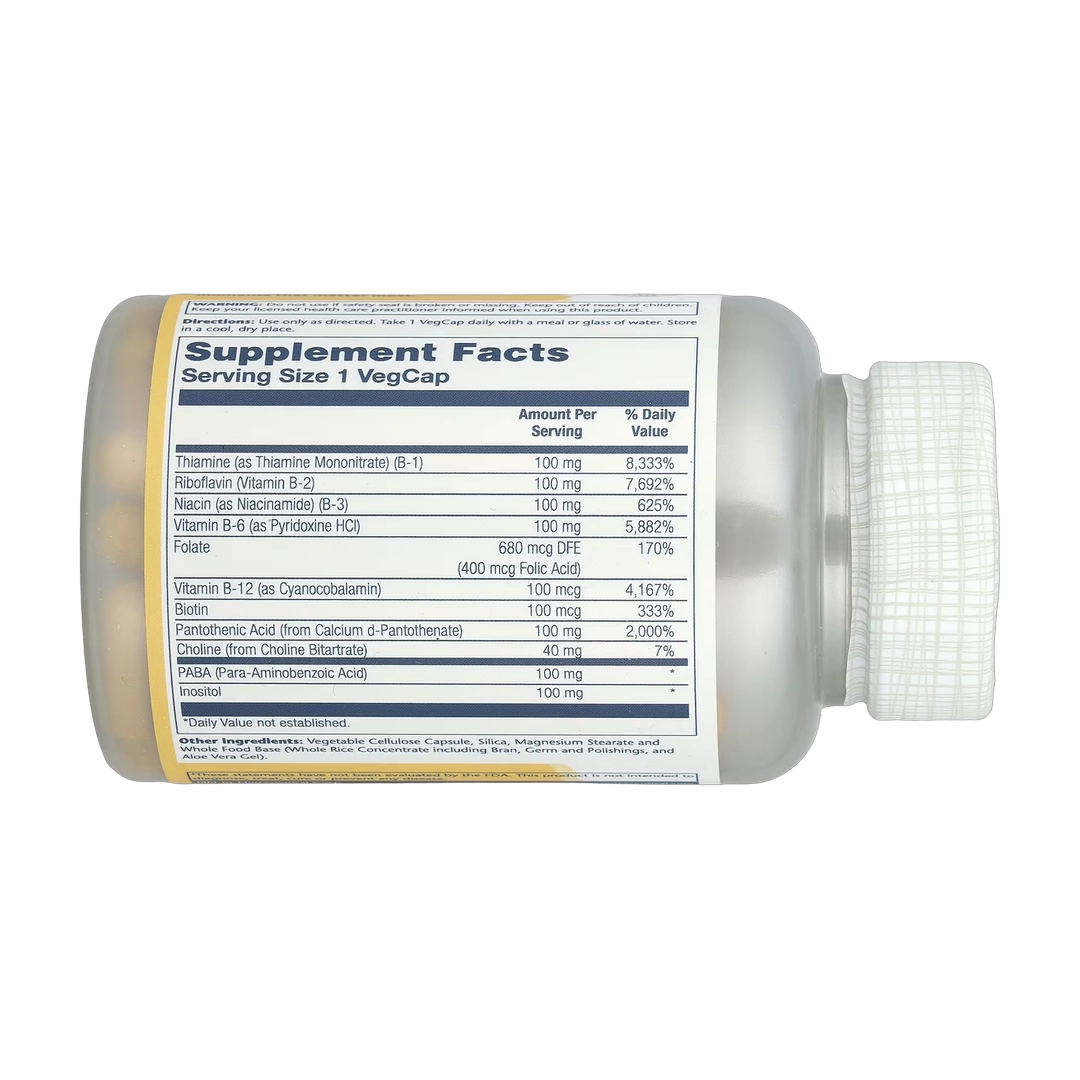 Solaray, Vitamin B-Complex 100, 100 VegCaps