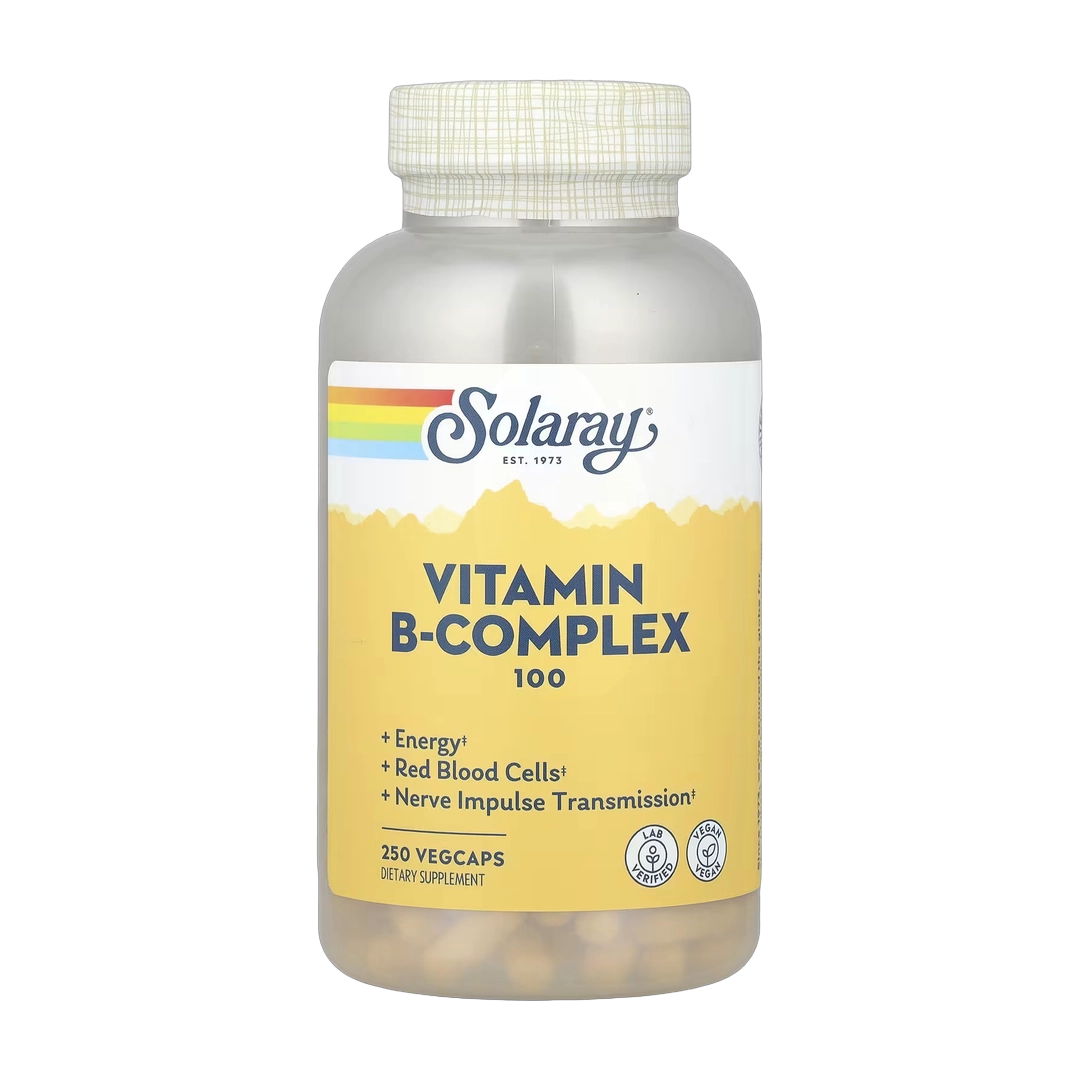 Solaray, Vitamin B-Complex 100 , 250 VegCaps