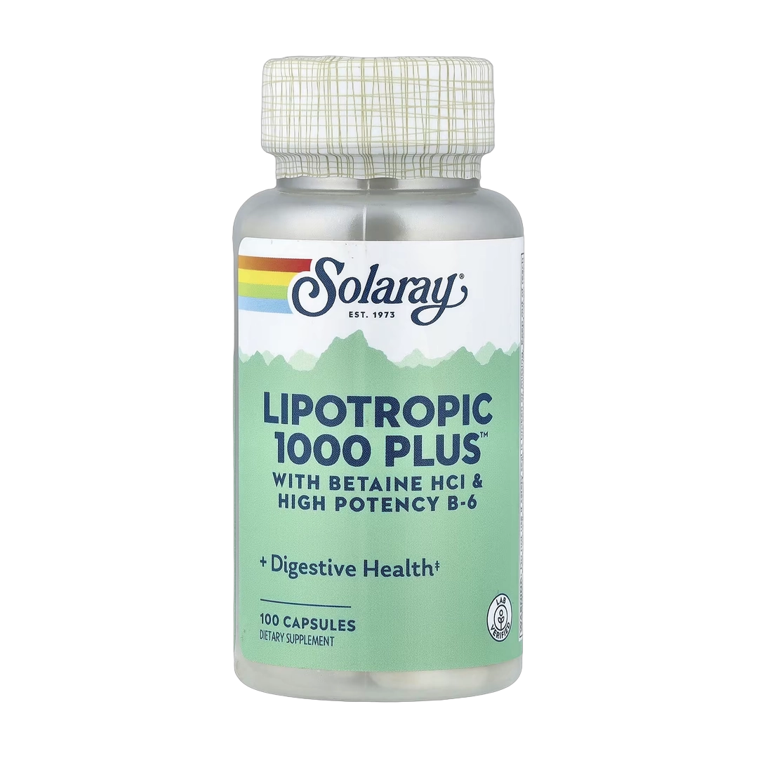 Solaray, Lipotropic 1000 Plus™, 100 Capsules