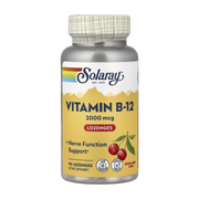 Solaray, Vitamin B-12, Natural Cherry, 2,000 mcg, 90 Lozenges