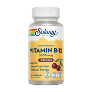 Solaray, Vitamin B-12, 5000 mcg, 30 Lozenges