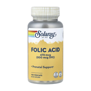 Solaray, Folic Acid, 470 mcg (800 mcg DFE), 100 VegCaps