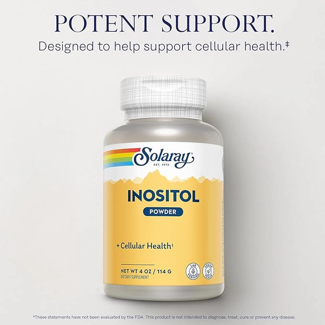 SOLARAY, Pure Inositol Powder, 4 OZ