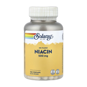 Solaray, Niacin, No Flush, 100 VegCaps