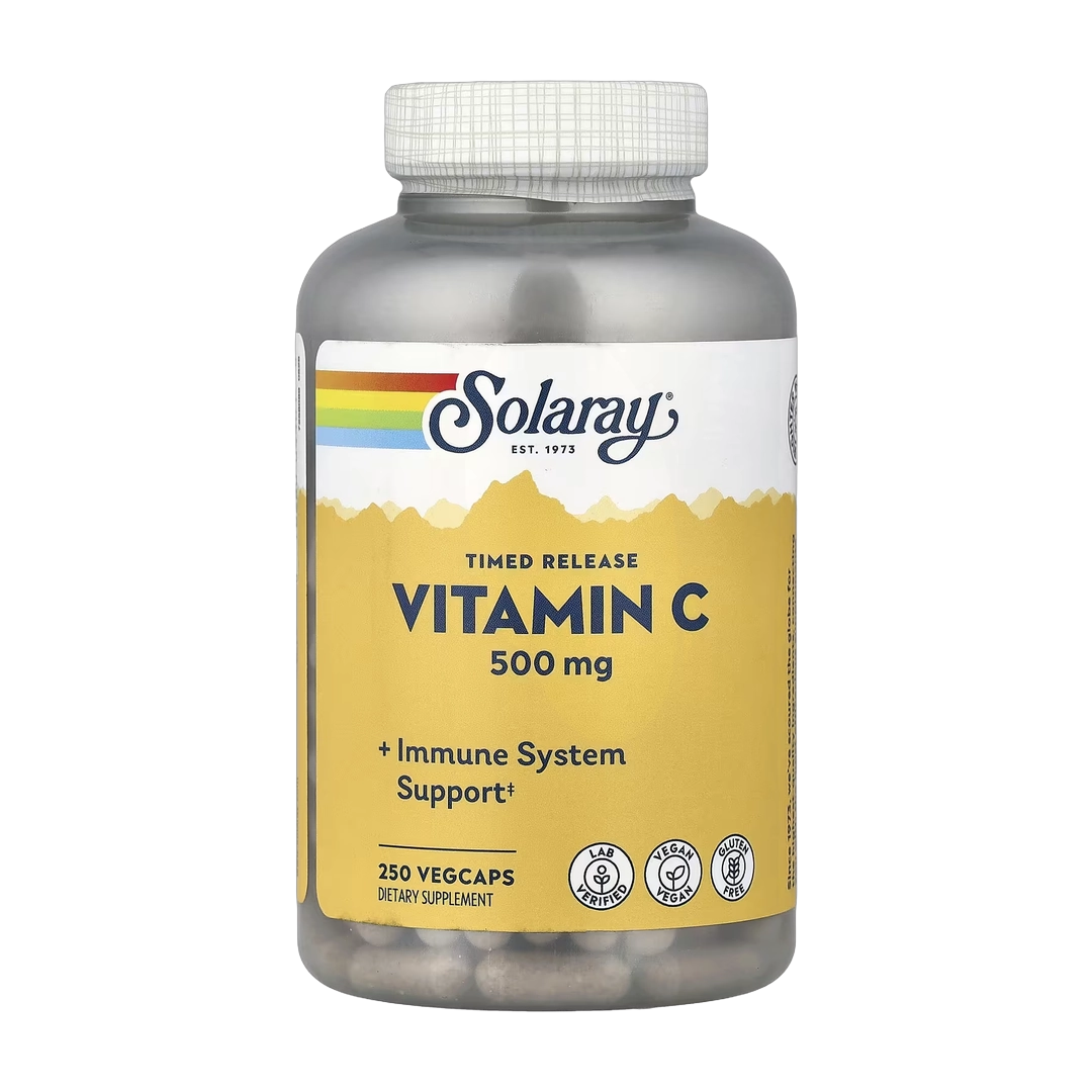 Solaray, Timed Release Vitamin C, 250 VegCaps