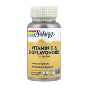 Solaray, Vitamin C & Bioflavonoids, 100 VegCaps