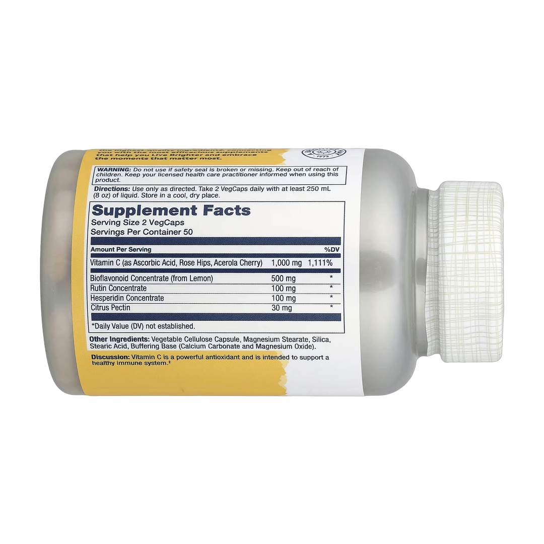 Solaray, Timed Release Super Bio Vitamin C, 100 VegCaps