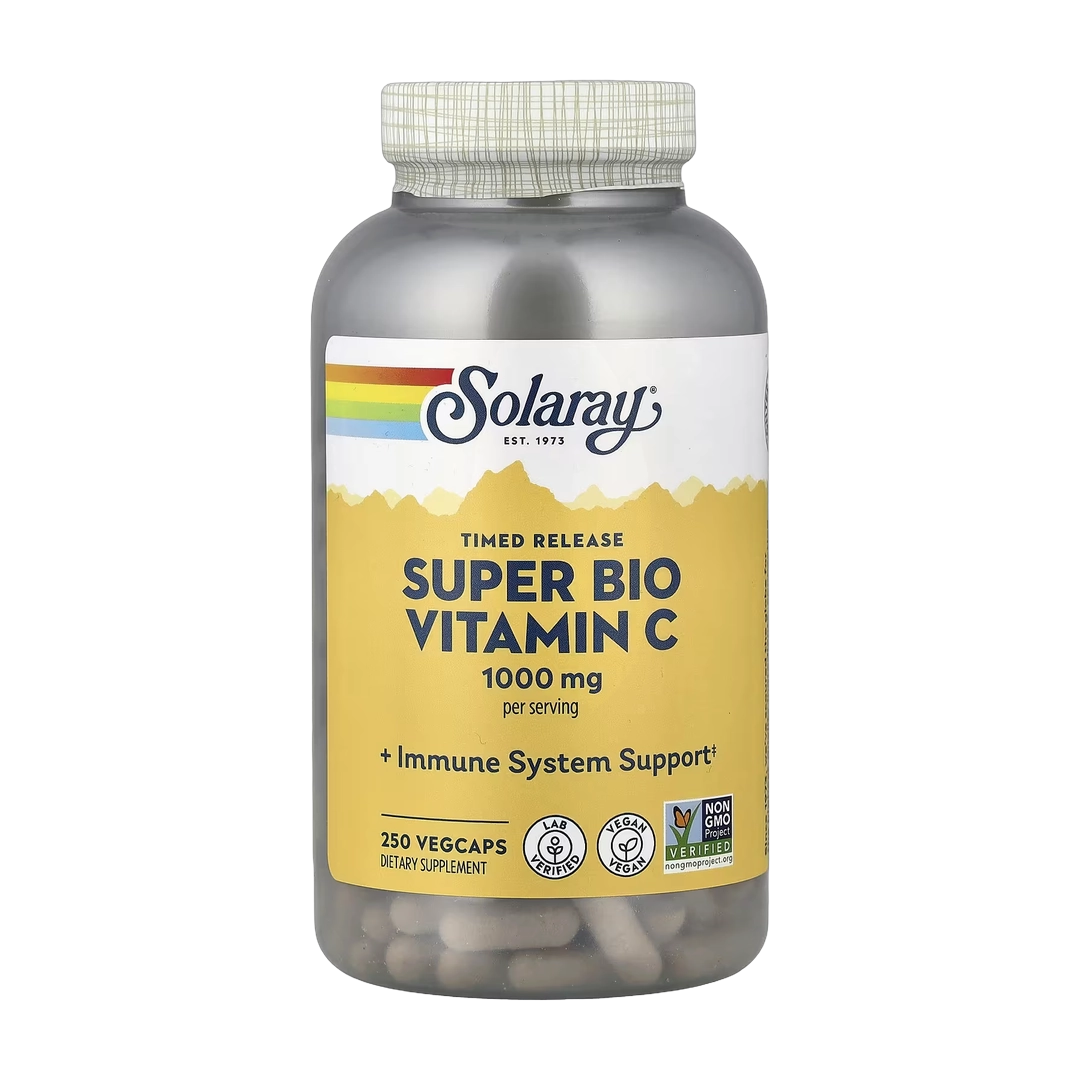Solaray, Super Bio Vitamin C, Timed Release, 250 VegCaps