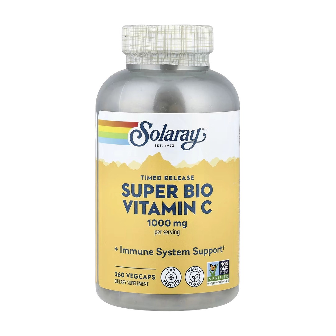 Solaray, Super Bio Vitamin C, Timed Release, 360 VegCaps