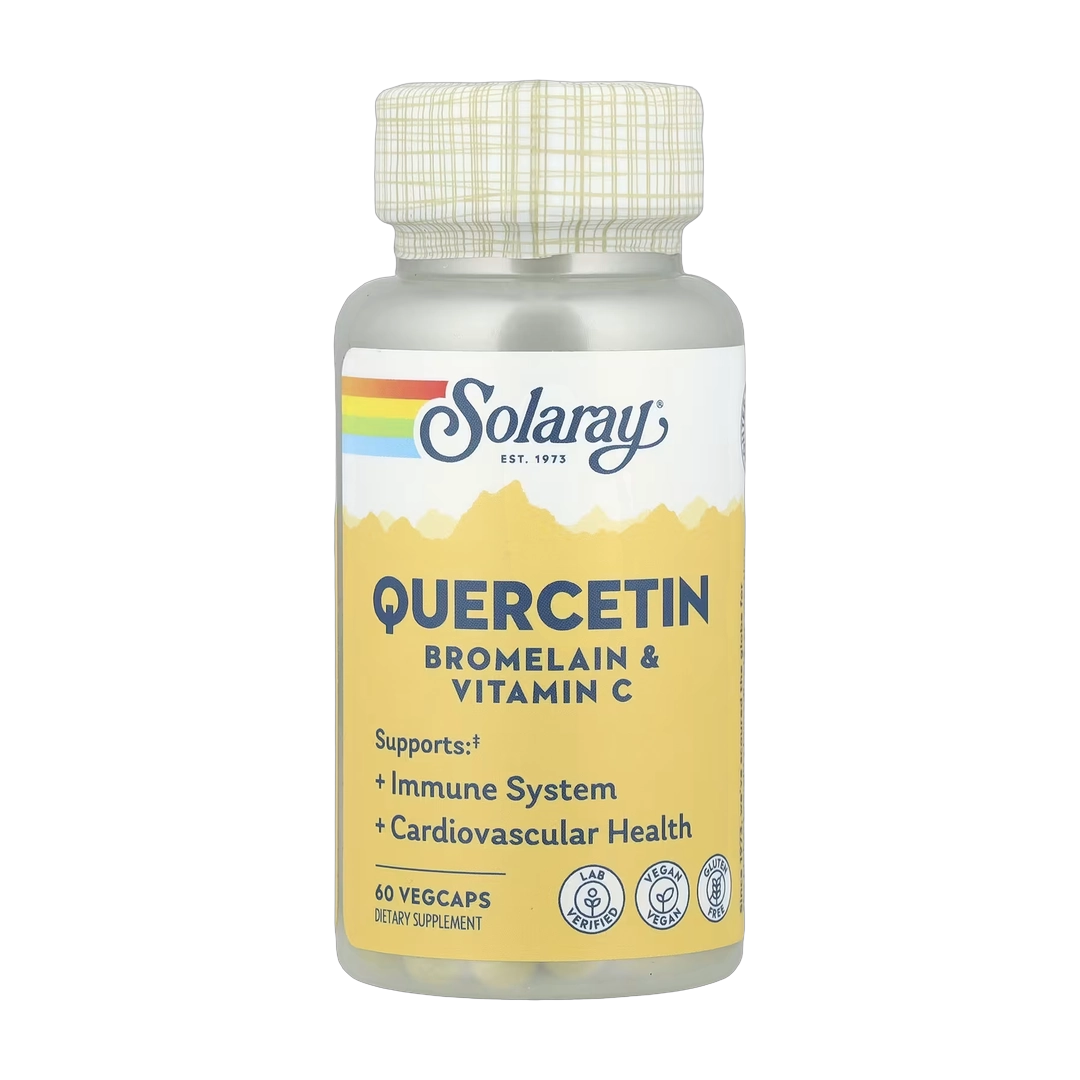 Solaray, Quercetin, Bromelain & Vitamin C, 60 VegCaps