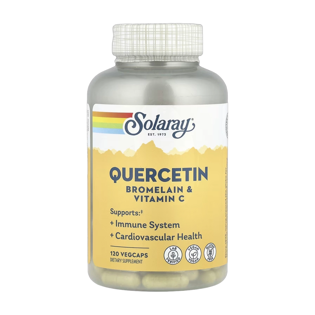 Solaray, Quercetin, Bromelain & Vitamin C, 120 VegCaps
