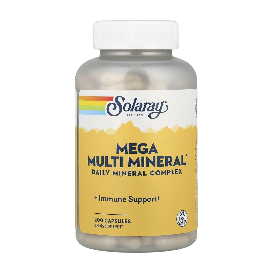 Solaray, Mega Multi Mineral™, 200 Capsules