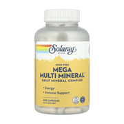 Solaray, Mega Multi Mineral™, Iron Free, 200 Capsules