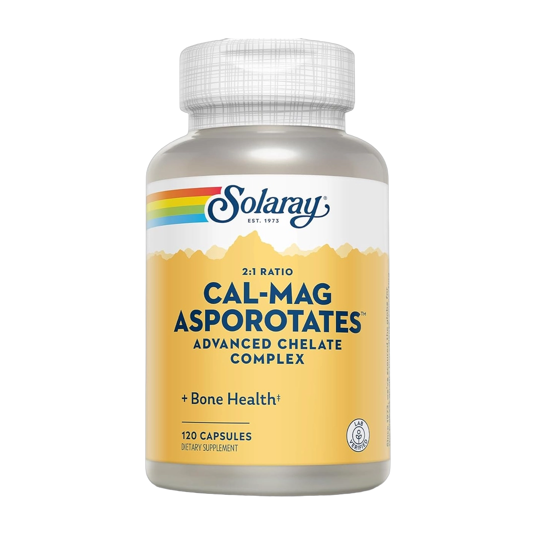Solaray, Calcium and Magnesium Asporotate, 120 Capsules