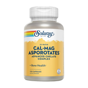 Solaray, Calcium and Magnesium Asporotate, 120 Capsules
