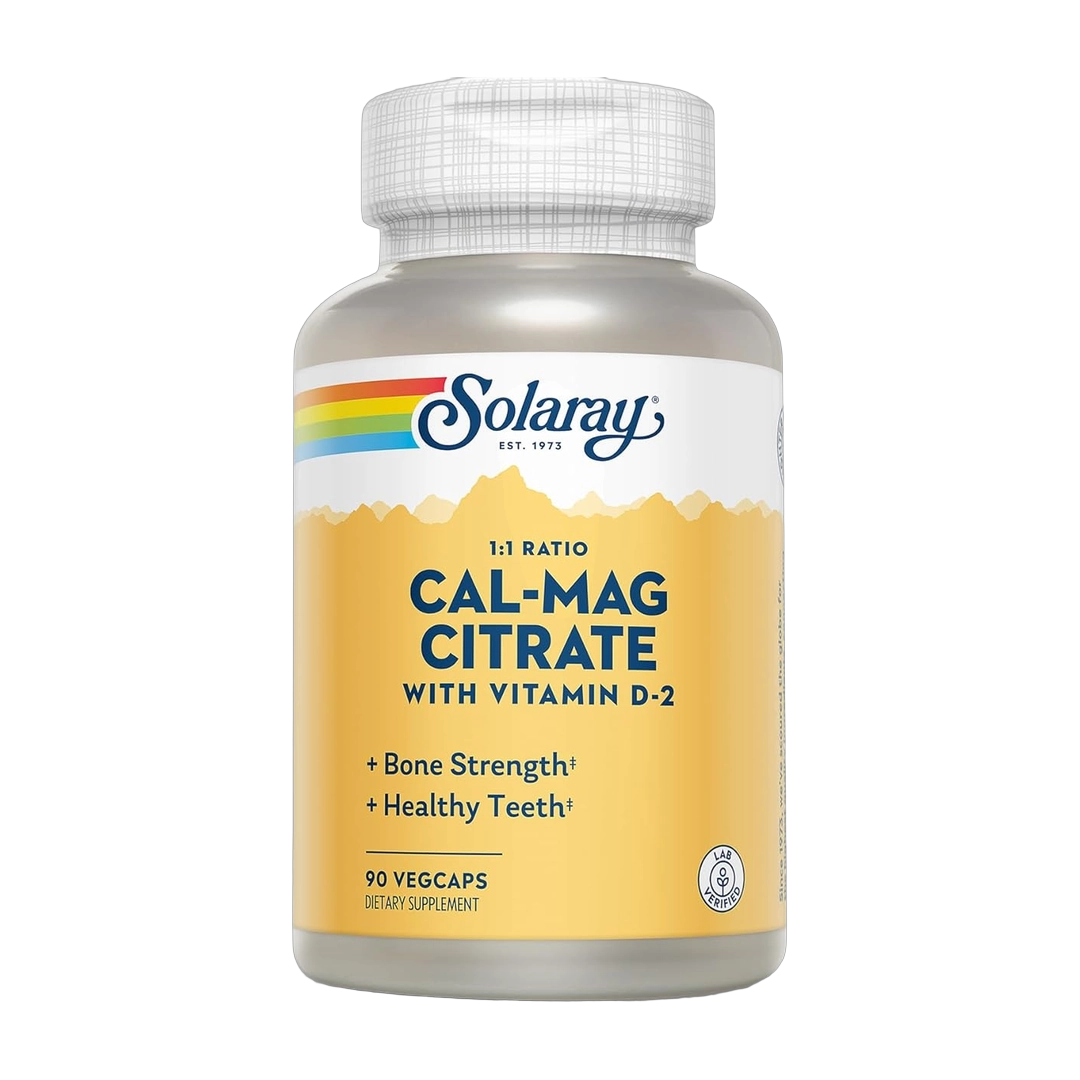 SOLARAY, Cal-Mag Citrate, 90 VegCaps