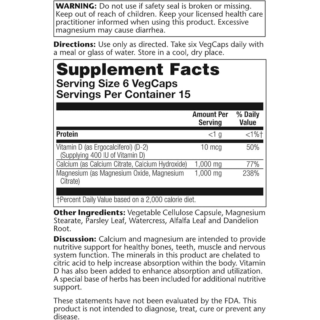 SOLARAY, Cal-Mag Citrate, 90 VegCaps